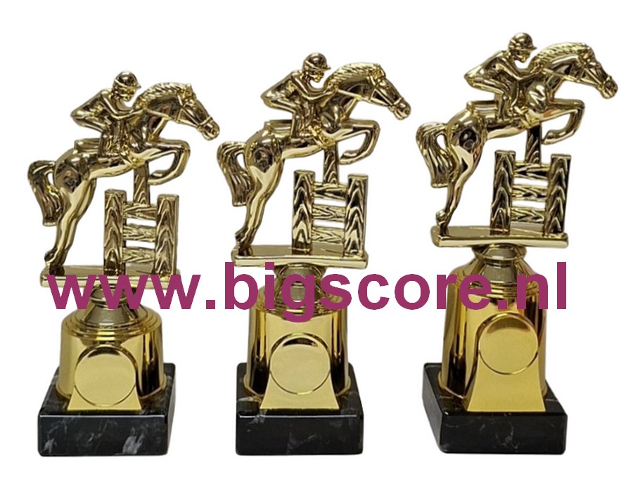 Paardenspringen standaard BST  34380 Goud